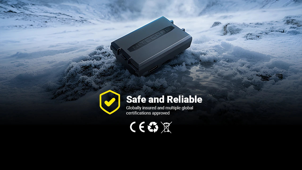 Nitecore HLB2500 Battery 2500mAh All-Weather - USB-C -40°C 10000m