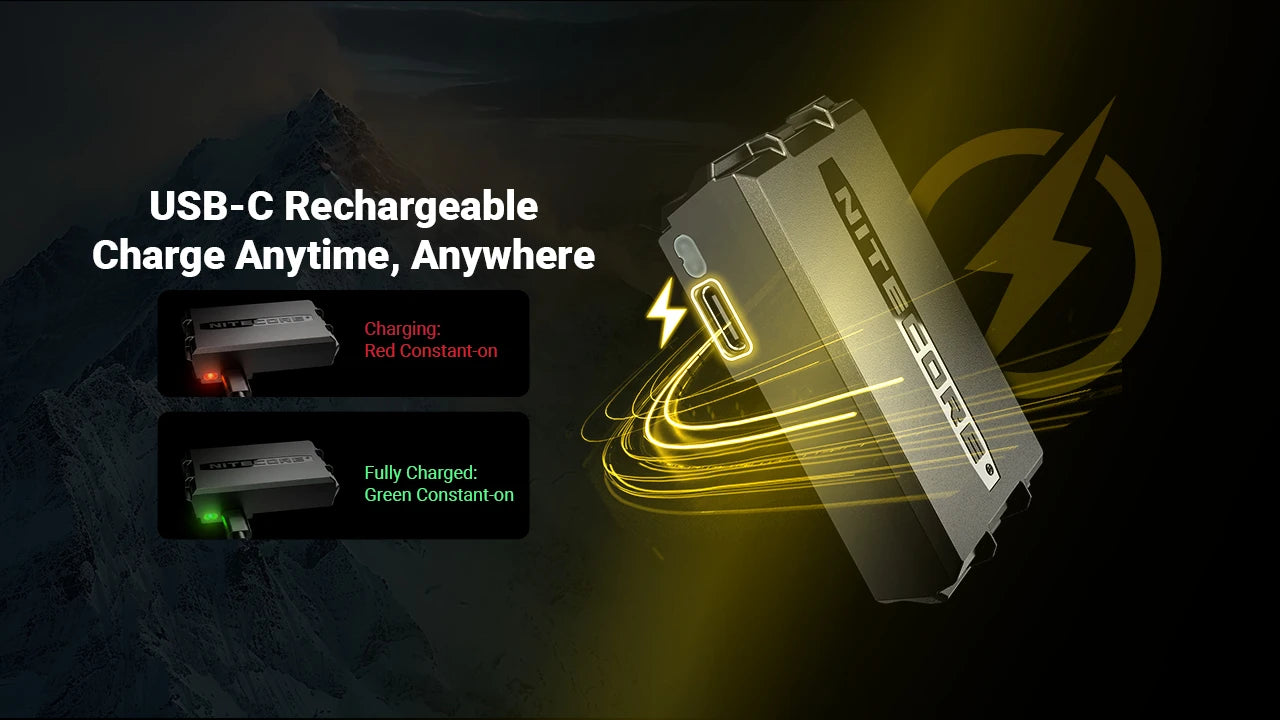 Nitecore HLB2500 Battery 2500mAh All-Weather - USB-C -40°C 10000m