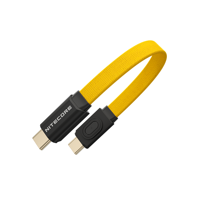 Nitecore NLink10 Fast Charging USB-C Cable 60W - Compact Magnetic - Gold-Plated Connectors PD QC