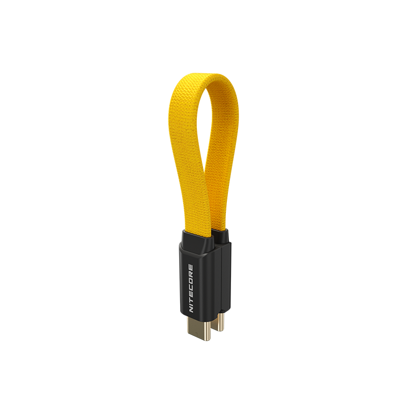 Nitecore NLink10 Fast Charging USB-C Cable 60W - Compact Magnetic - Gold-Plated Connectors PD QC