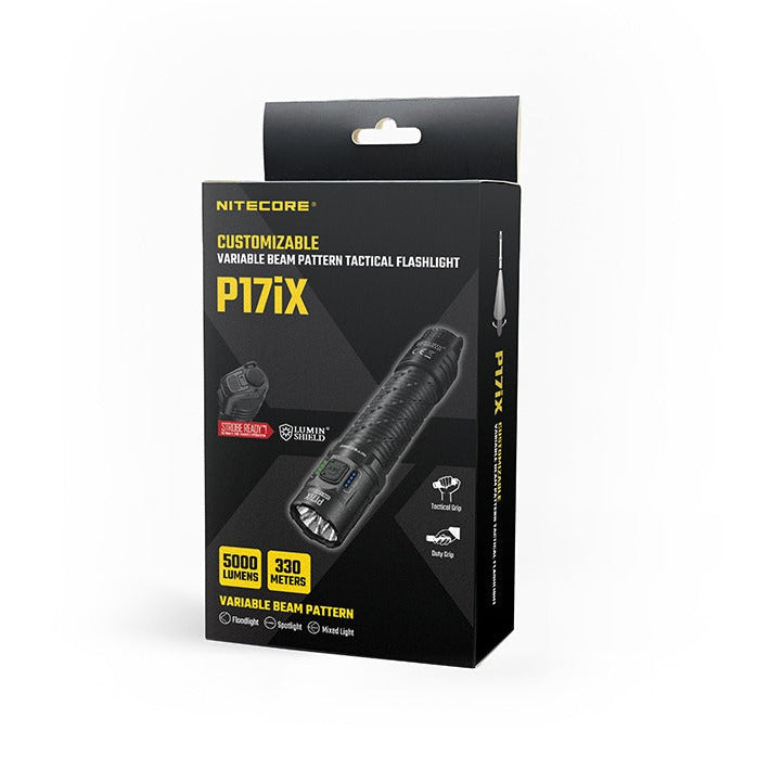 Nitecore P17iX 5000 Lumens - Lampe Tactique Triple Interrupteur - Faisceaux Personnalisables