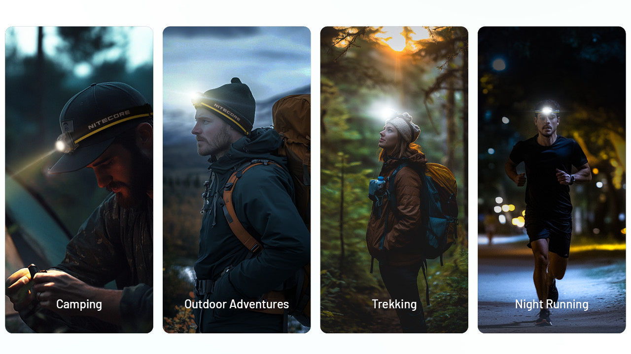 Nitecore HA23 UHE Headlamp 600 Lumens - 3 Color Temperatures - Dual Power - Ultra-Lightweight