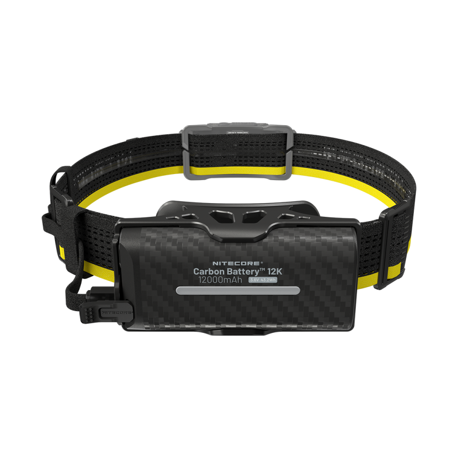 Nitecore Carbon Battery 12K Kit - Headlamp Runtime Extender USB-C IP68 12000mAh