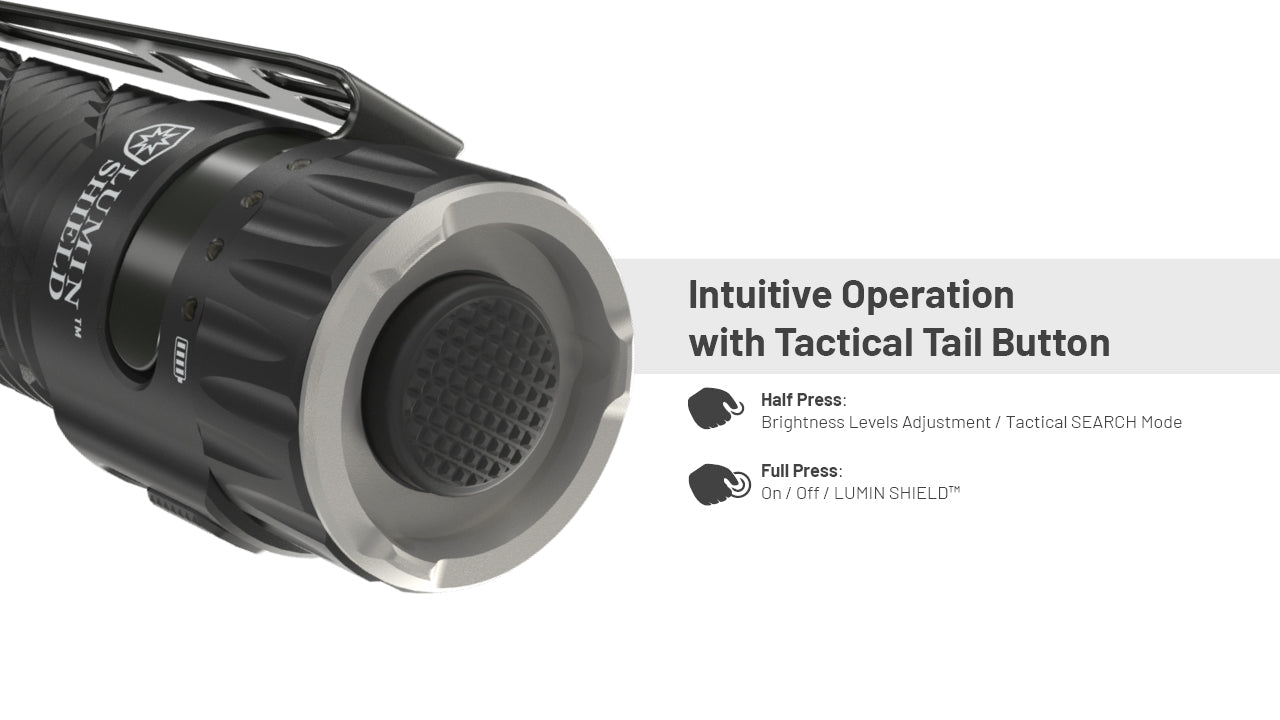 Nitecore EDC35 5000 Lumens - Flashlight Rechargeable USB-C - Dual Beam Search & Lumin Shield