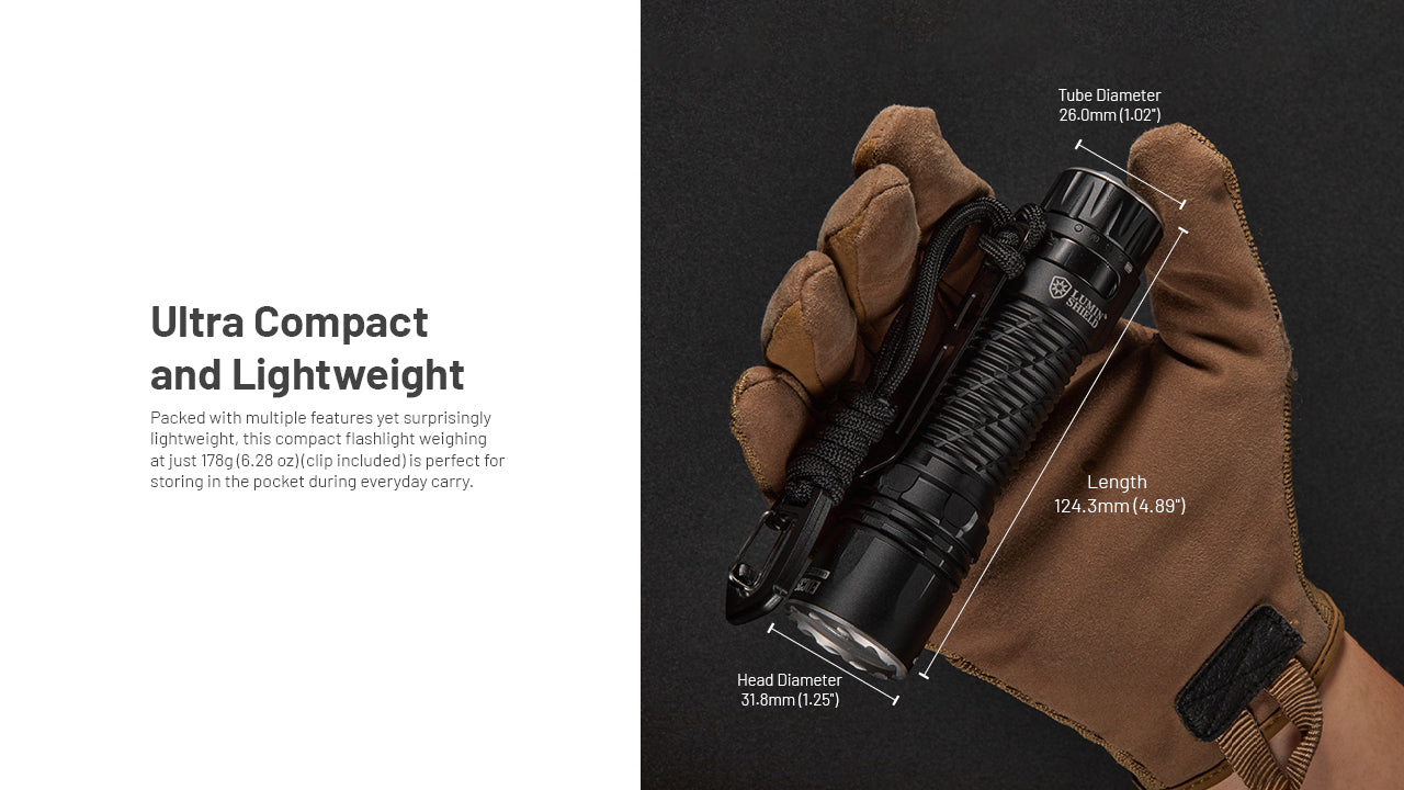 Nitecore EDC35 5000 Lumens - Flashlight Rechargeable USB-C - Dual Beam Search & Lumin Shield