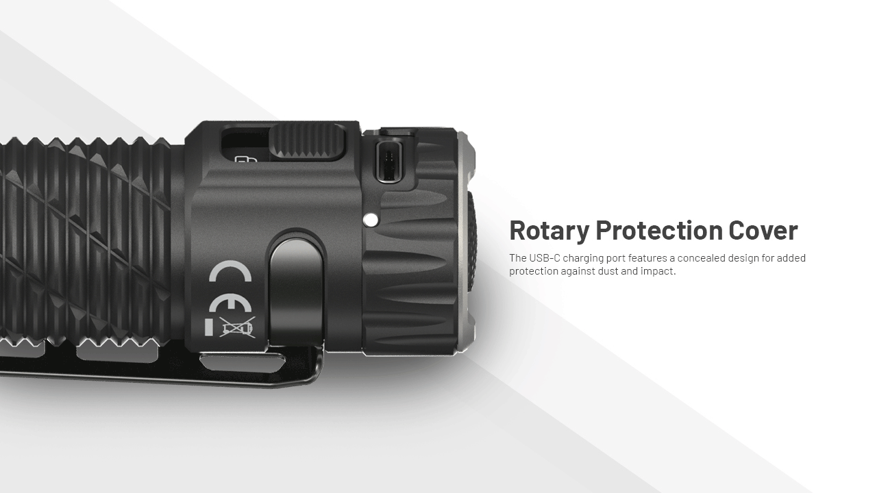 Nitecore EDC35 5000 Lumens - Flashlight Rechargeable USB-C - Dual Beam Search & Lumin Shield