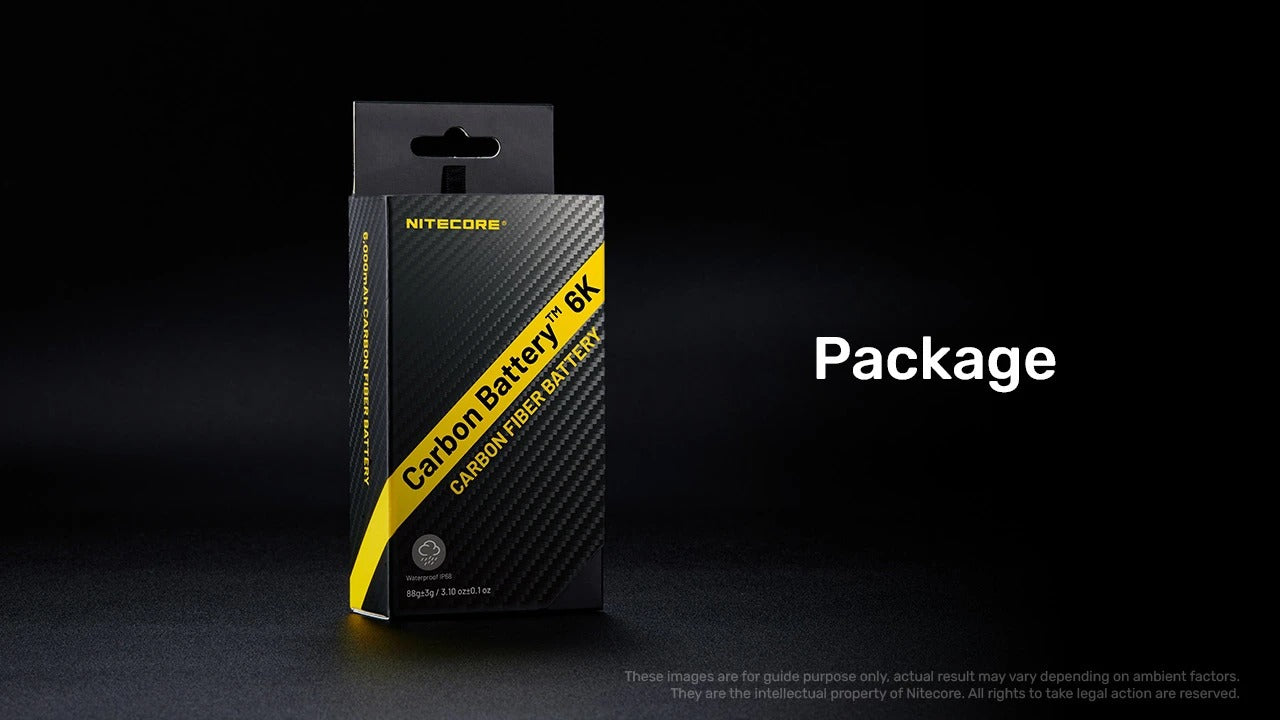 Nitecore Carbon Battery 6K Power Bank USB-C 6000mAh