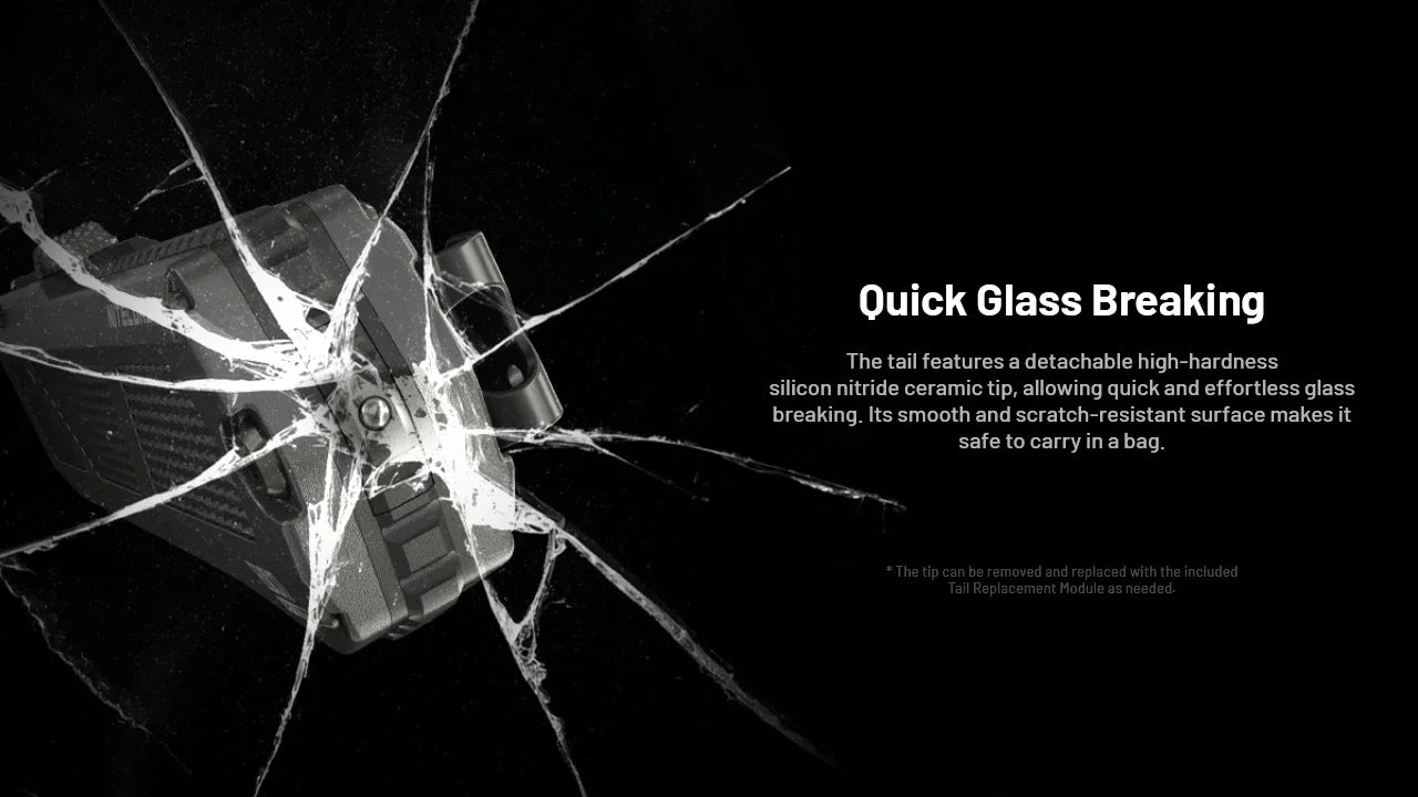 Nitecore EDC17 Flashlight 1500 Lumens - White LED + UV + Green Laser - Flat Design - Rechargeable USB-C