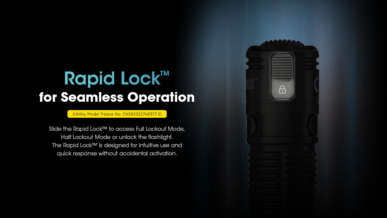 Lampe Torche Nitecore EDC31 3500 Lumens - Rechargeable USB-C - Double Mode Verrouillage - IP68