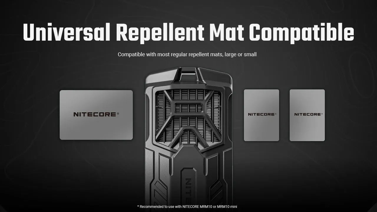 Nitecore EMR16 Electronic Mosquito Repeller 5m Protection Zone - USB-C Rechargeable 5200mAh - FCB 3.0 System