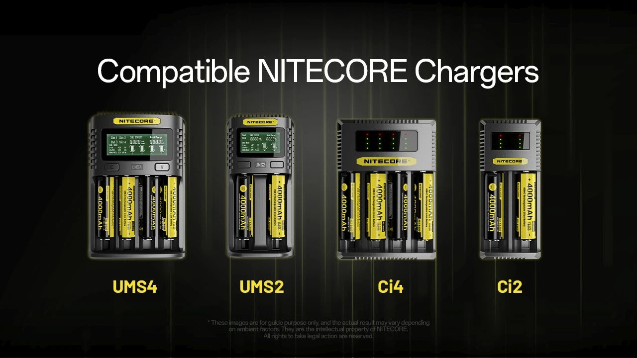 Batterie Nitecore NL1840R 4000mAh Rechargeable 18650 USB-C - Haute Performance