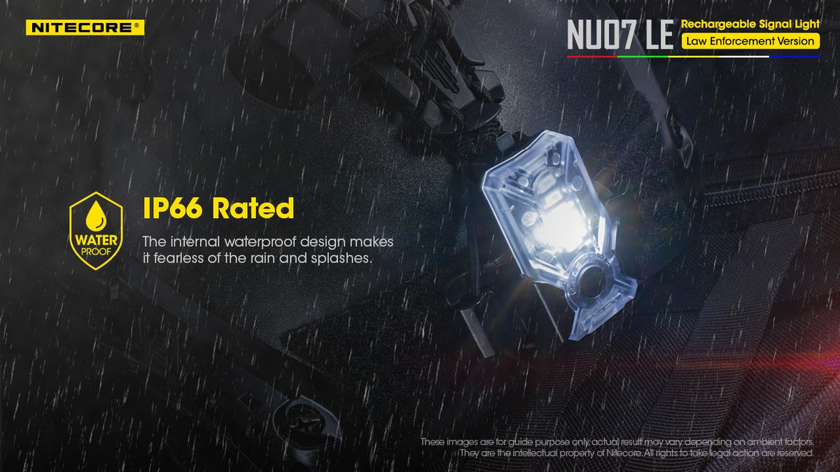 Nitecore NU07 LE 5-Color 11-Mode Rechargeable USB-C Signal Light Tactical