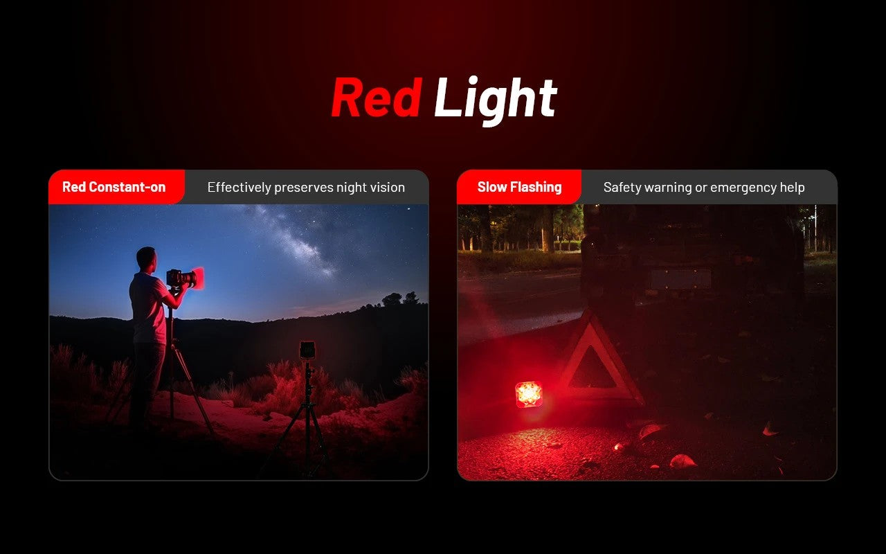 Nitecore NWL30 3000 Lumens - Lampe de Travail 3 en 1 - Anti-moustique - Powerbank - Rechargeable USB-C