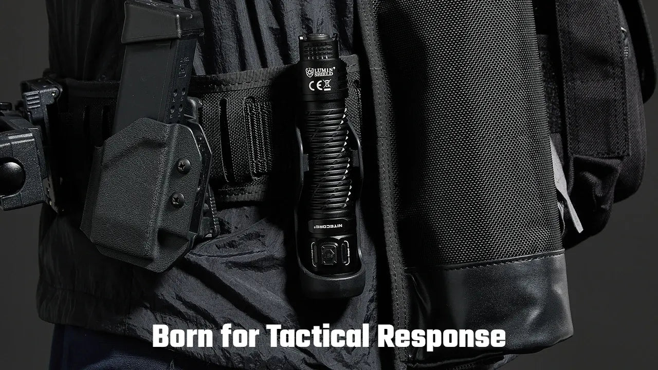 Nitecore P17iX 5000 Lumens - Compact Tactical Flashlight Customizable Controls - Triple Switch