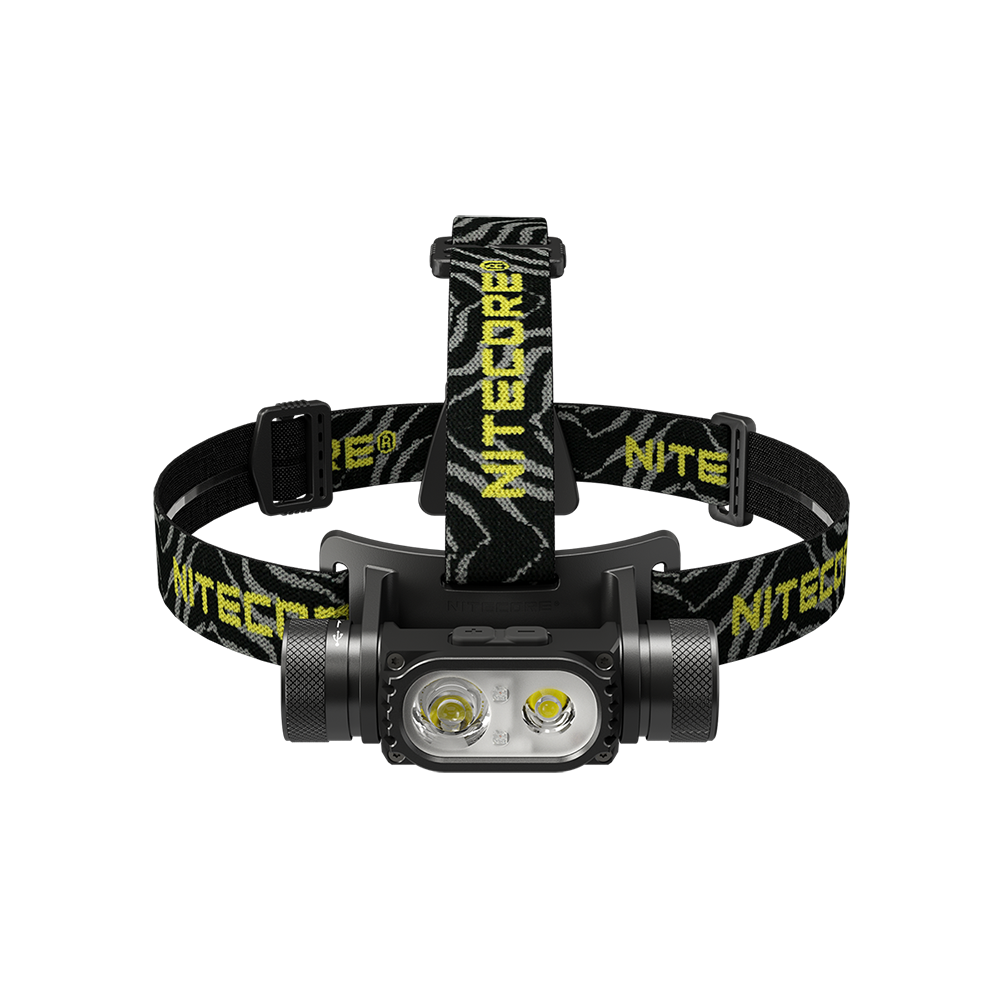 Lampe Frontale Nitecore HC68 - 2000 Lumens - Double Éclairage Spot/Flood - Rechargeable USB-C