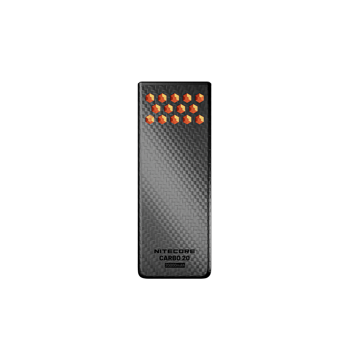 Nitecore CARBO 20 Power Bank 20000mAh - 65W Fast Charging USB-C - Carbon Fiber IPX8