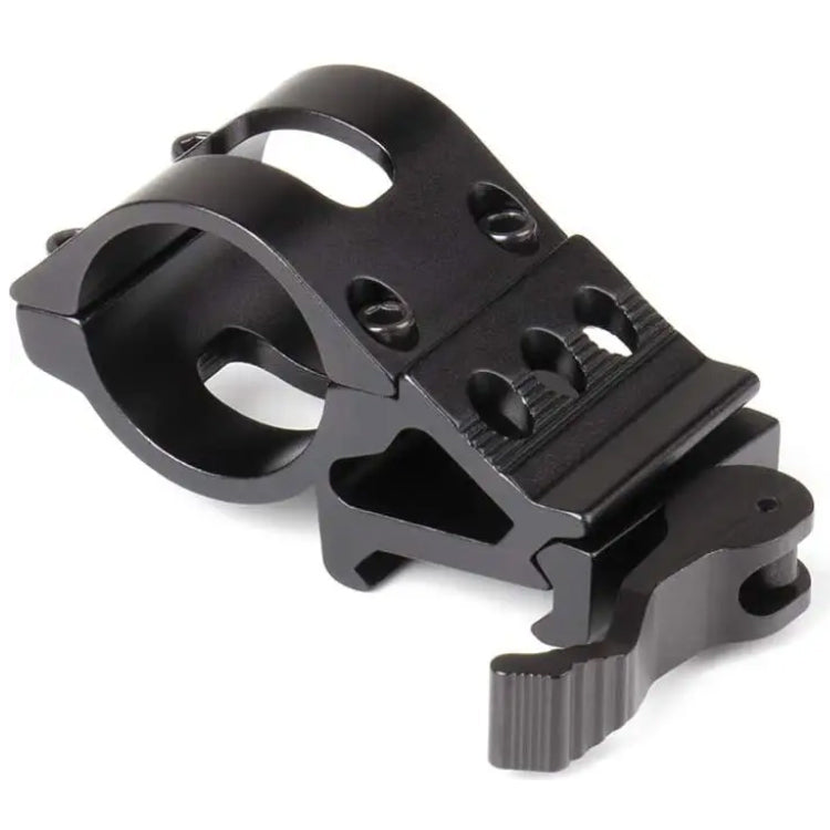 GM06 tactical mount for 25.4 mm diameter flashlight - Quick detach lever
