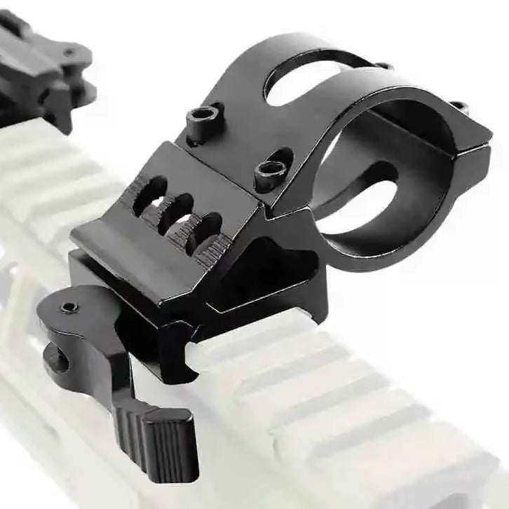 GM06 tactical mount for 25.4 mm diameter flashlight - Quick detach lever