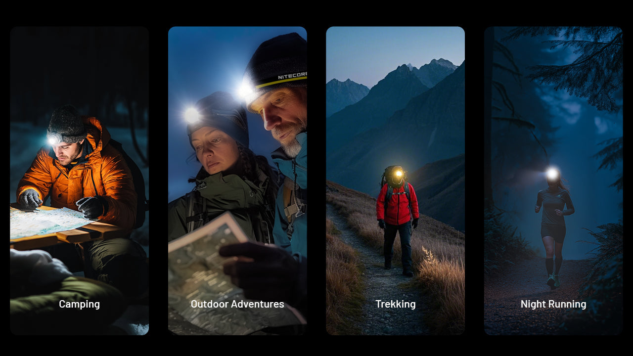 Lampe Frontale Nitecore NU25 MCT 400 Lumens - Rechargeable USB-C - 3 Températures de Couleur - Ultra-Légère