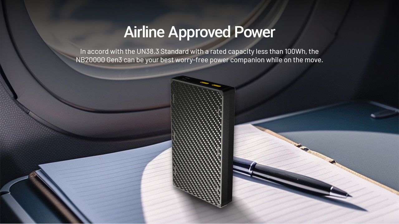 Batterie Externe Nitecore NB20000 Gen 3 - 20000mAh - Charge Rapide 22,5W USB-C