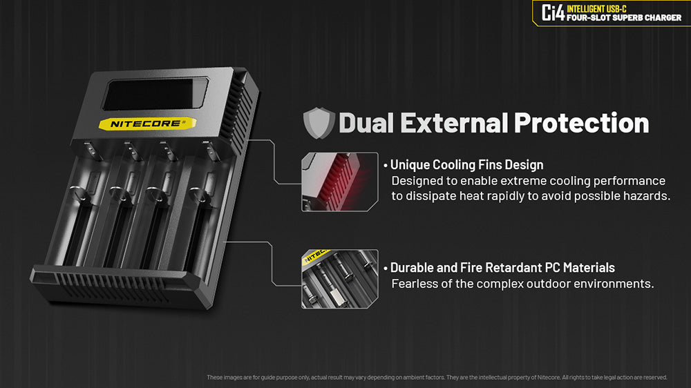 Nitecore Ci4 Universal Intelligent Charger - Four Charging Slots