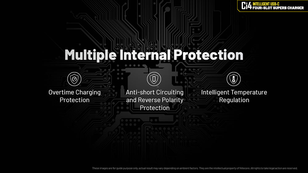 Nitecore Ci4 Universal Intelligent Charger - Four Charging Slots