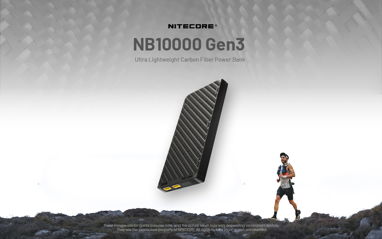Nitecore NB10000 Gen 3 Power Bank - 10000mAh - 22.5W Fast Charging USB-C