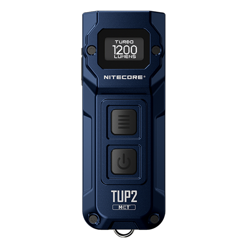Nitecore TUP2 1200 Lumens OLED Display - 3 Color Temperatures Keychain Flashlight