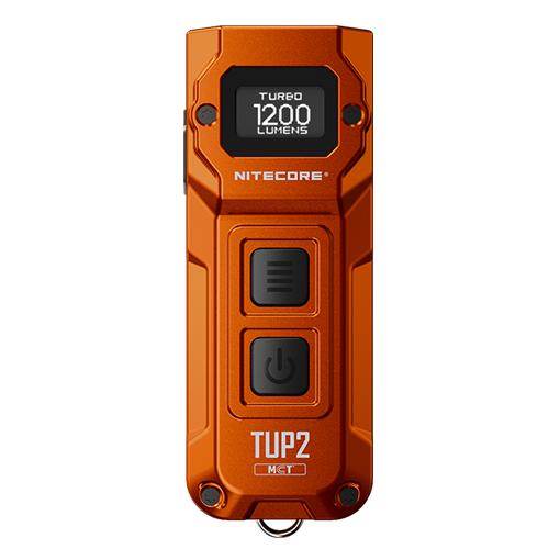 Nitecore TUP2 1200 Lumens OLED Display - 3 Color Temperatures Keychain Flashlight
