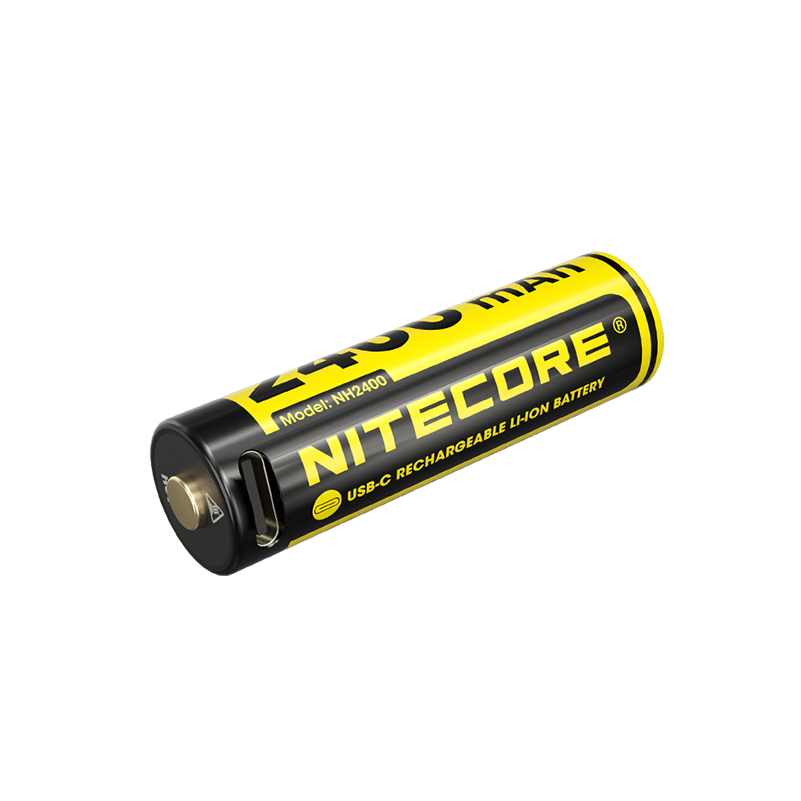 Nitecore NH2400 Pack 4x Rechargeable AA Batteries - 2400mAh USB-C Port