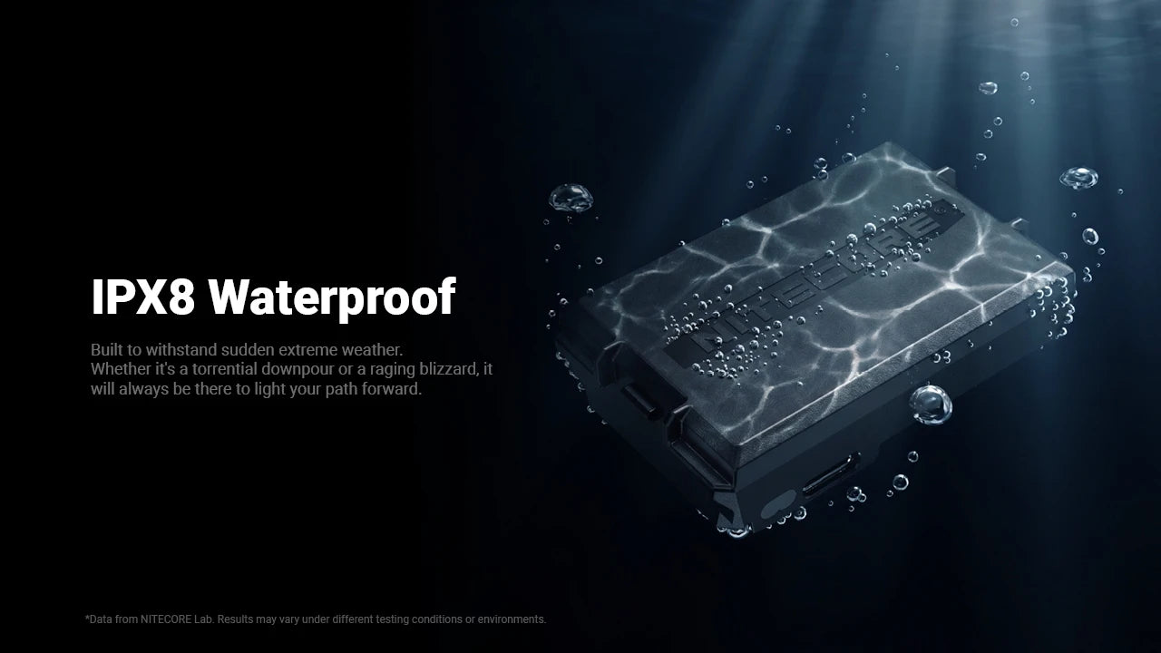 Nitecore HLB2500 Battery 2500mAh All-Weather - USB-C -40°C 10000m