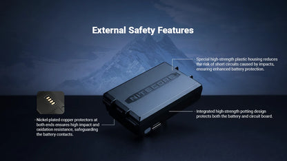 Nitecore HLB2500 Battery 2500mAh All-Weather - USB-C -40°C 10000m