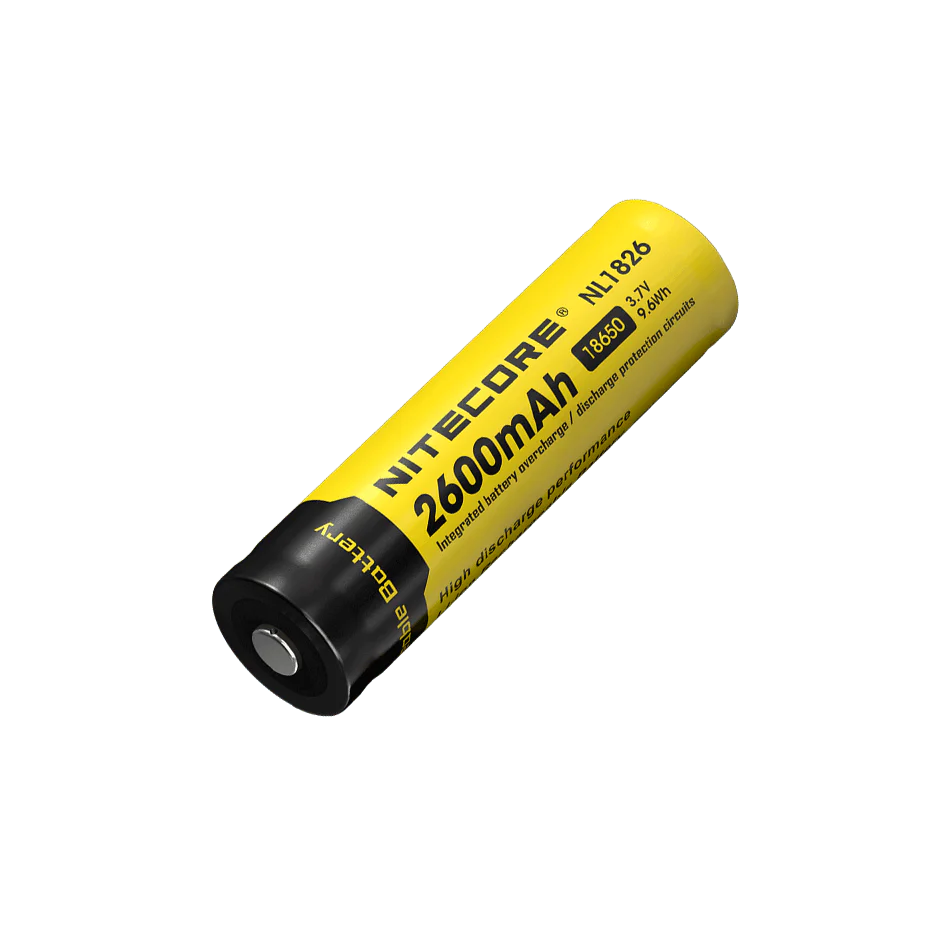 Nitecore NL1826 2600mAh Rechargeable 18650 Battery