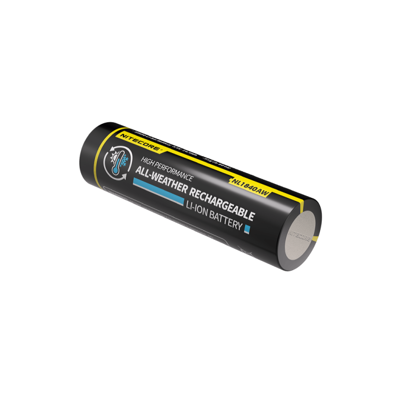 Batterie Nitecore NL1840AW 4000mAh 18650 Toutes-Conditions Grand Froid -40°C