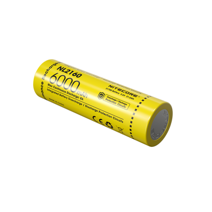 Batterie Nitecore NL2160 6000mAh 21700 Rechargeable - 3.6V IPX6 Haute Capacité