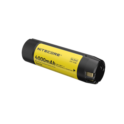 Batterie Nitecore WLB40 4000mAh Rechargeable USB-C - Lampe Professionnelle NWH20