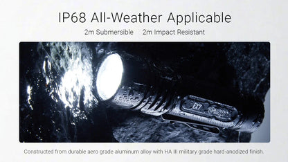 Nitecore EX7 6000 Lumens - Flashlight Rechargeable USB-C - Customizable Beam