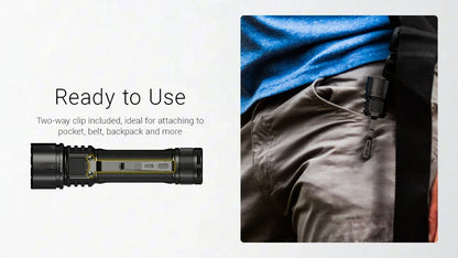 Nitecore EX7 6000 Lumens - Flashlight Rechargeable USB-C - Customizable Beam