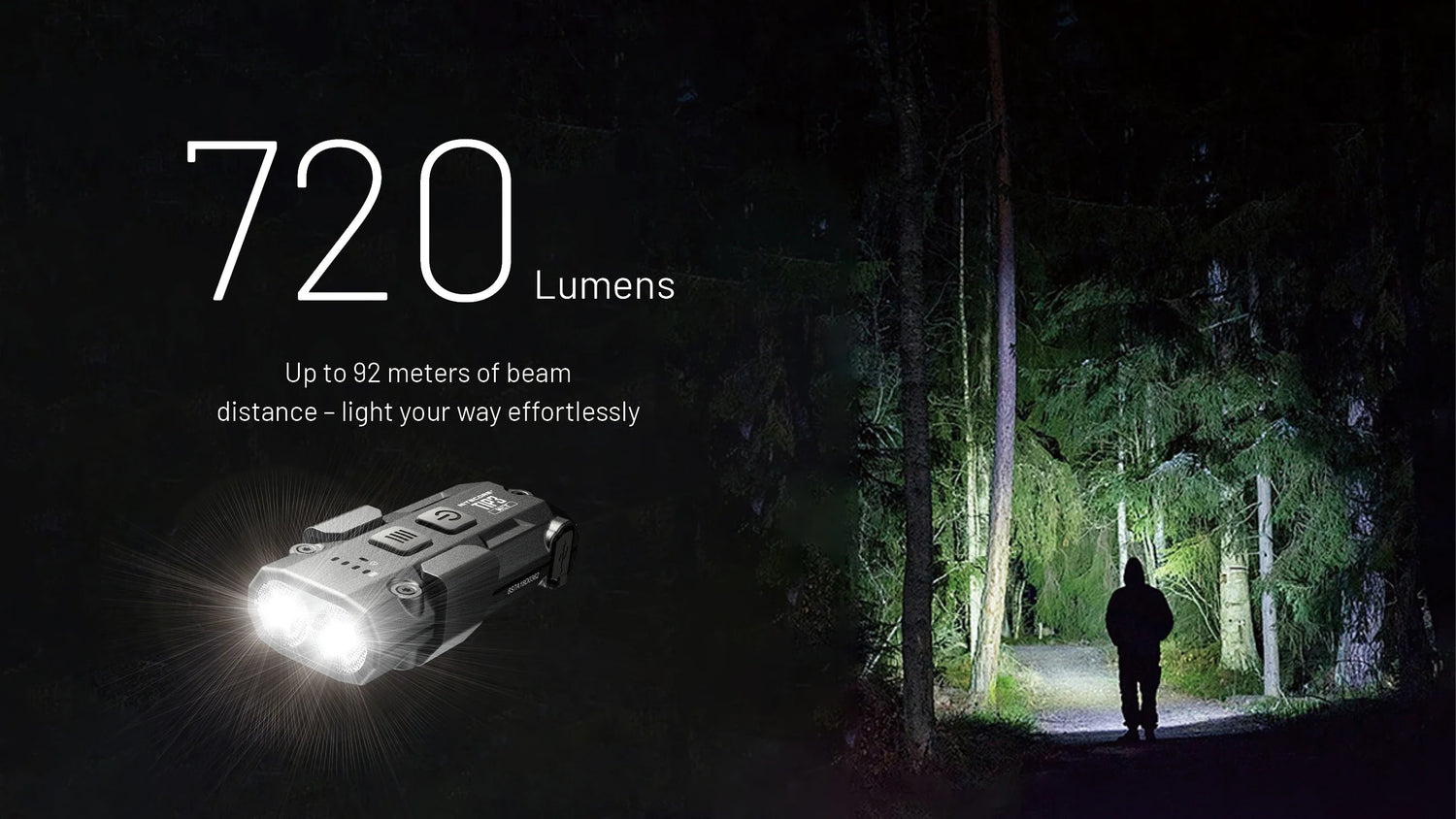 Nitecore TIP3 720 Lumens - Keychain Flashlight Rechargeable USB-C