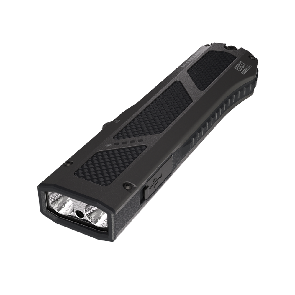 Nitecore EDC17 Flashlight 1500 Lumens - White LED + UV + Green Laser - Flat Design - Rechargeable USB-C