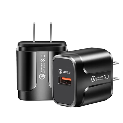 Chargeur rapide 1 port USB 3000mA - Quickcharge QC 3.0