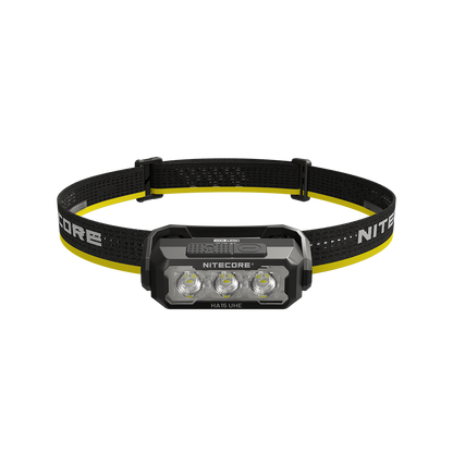 Nitecore HA15 UHE Headlamp 400 Lumens Rechargeable USB-C - Red Light - Ultra-Lightweight