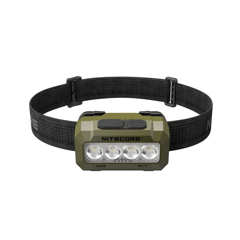 Lampe Frontale Nitecore HA19 600 Lumens - MCT RGB Polyvalente 3 Températures Couleur