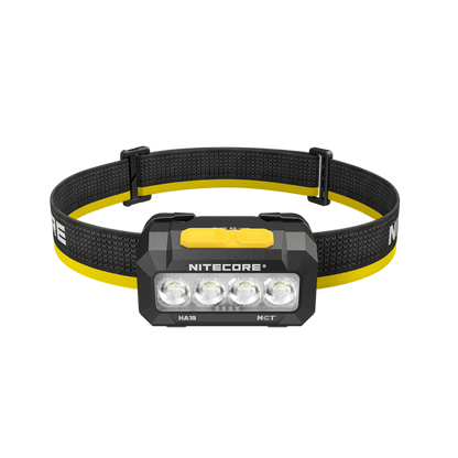 Lampe Frontale Nitecore HA19 600 Lumens - MCT RGB Polyvalente 3 Températures Couleur