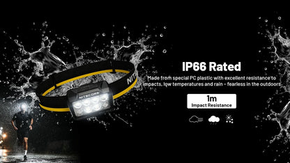 Lampe Frontale Nitecore HA25 UHE 800 Lumens 3 Températures de Couleur - Double Alimentation - Ultra-Légère