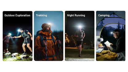 Lampe Frontale Nitecore HA25 UHE 800 Lumens 3 Températures de Couleur - Double Alimentation - Ultra-Légère