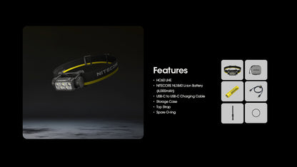 Nitecore HC60 UHE Headlamp 1600 Lumens - 18650 4000mAh battery