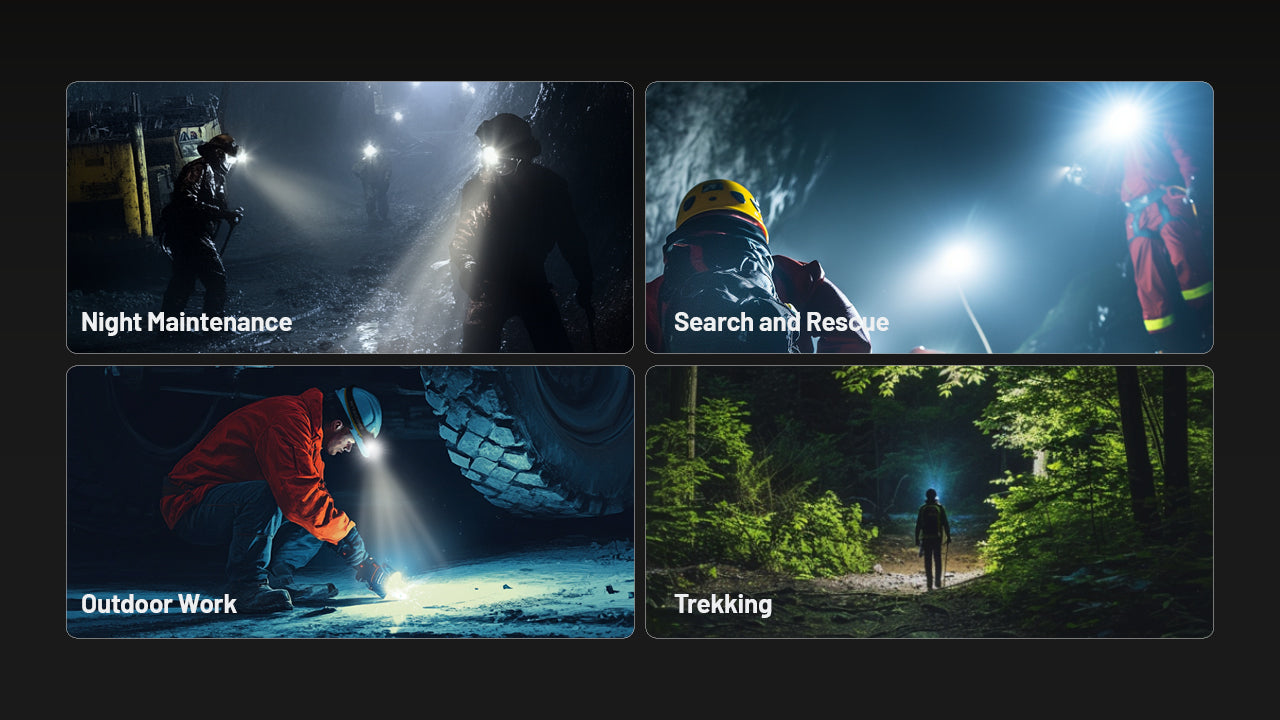 Lampe Frontale Nitecore HC70 UHE 1600 Lumens - Rechargeable USB-C - Lumière Rouge