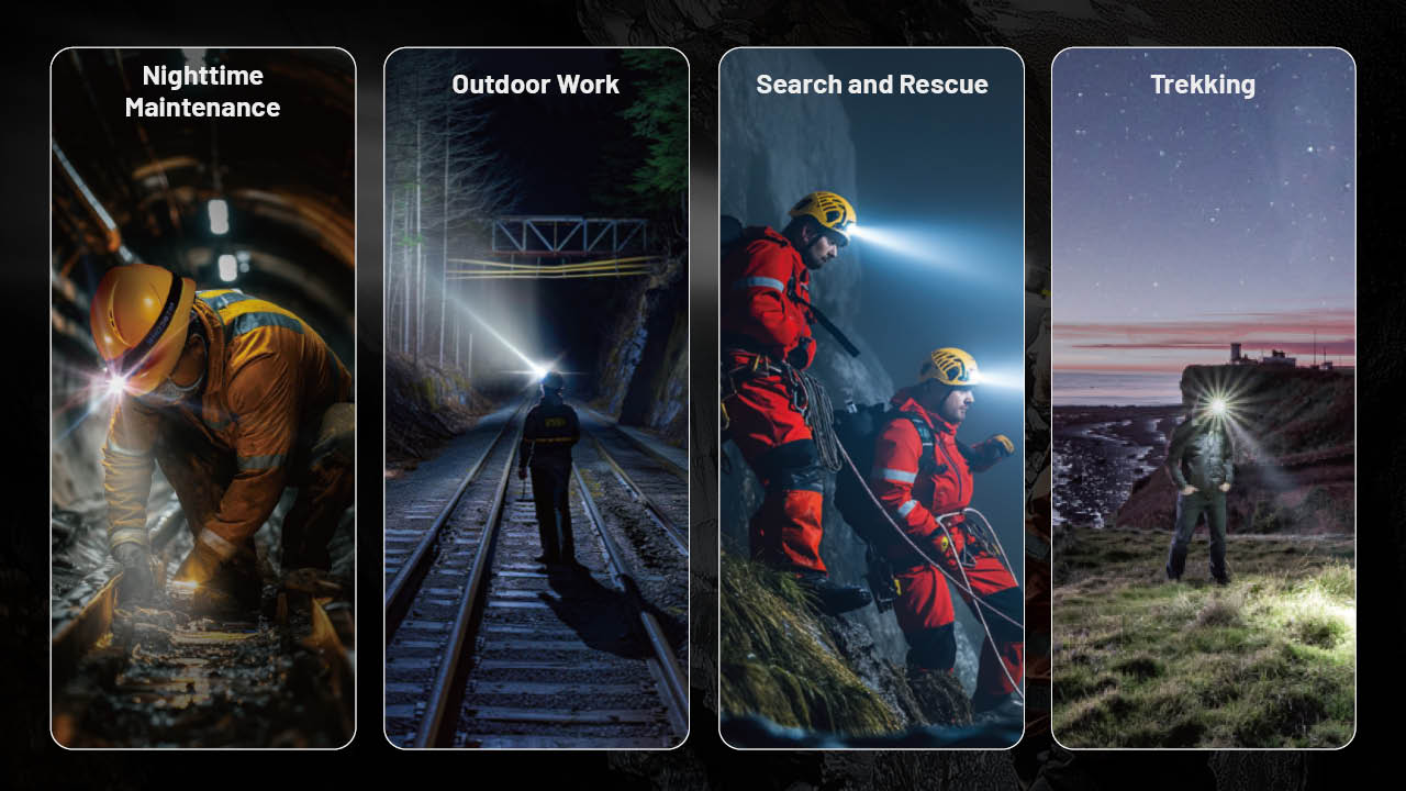 Nitecore HC75 UHE Headlamp 3000 Lumens - 21700 5500mAh battery