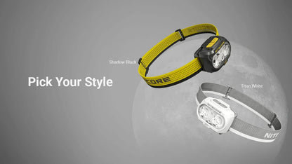 Nitecore UT27 PRO Headlamp 800 Lumens - 2 HLB1500 Batteries - 3 Color Temperatures - High CRI